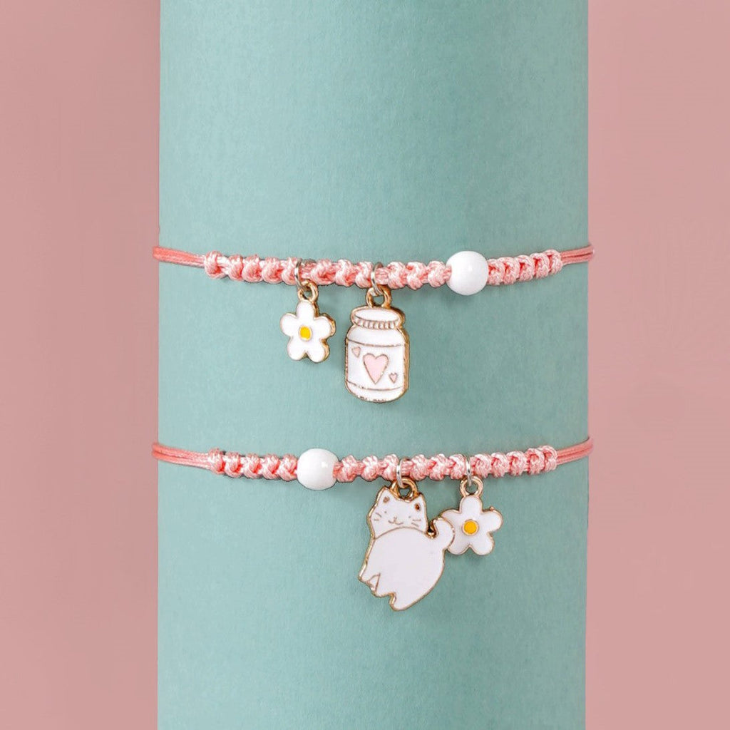 Heart In A Jar Kawaii Bracelet For Kids Set Of 2 Nestasia