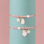 Heart In A Jar Kawaii Bracelet For Kids Set Of 2 Nestasia