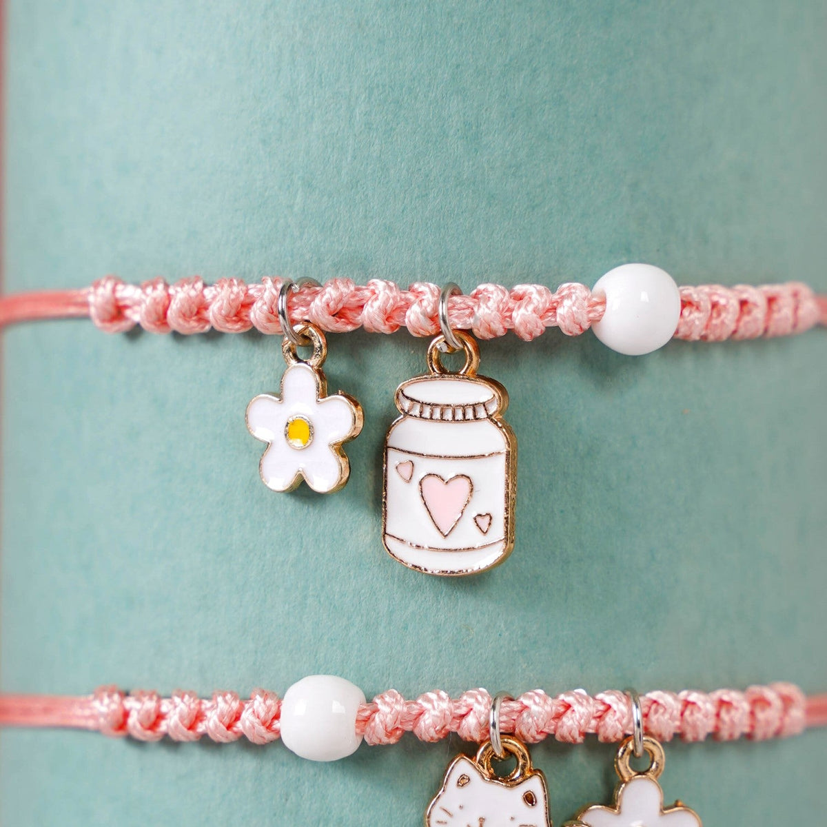 Heart In A Jar Kawaii Bracelet For Kids Set Of 2 Nestasia
