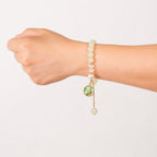 Pastel Green Bracelet Rakhi Gift Set Nestasia
