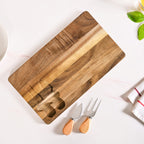 Cheese Board With Cheese Knife And Fork Nestasia