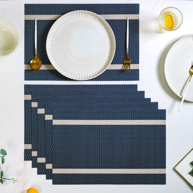 Chevron Table Mat Set Of 6 Nestasia
