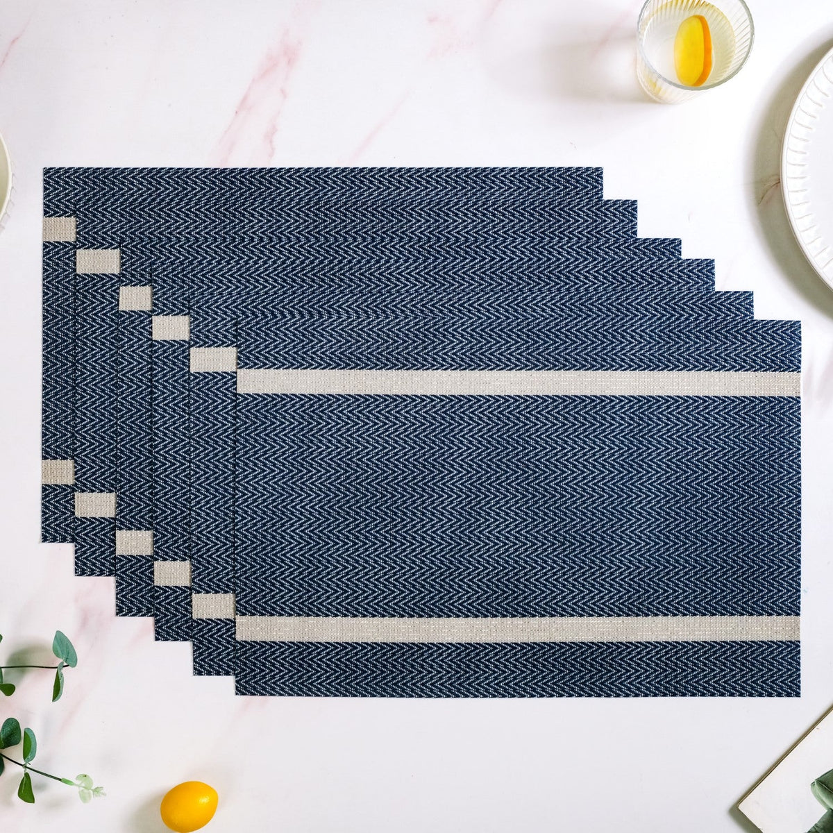 Chevron Table Mat Set Of 6 Nestasia