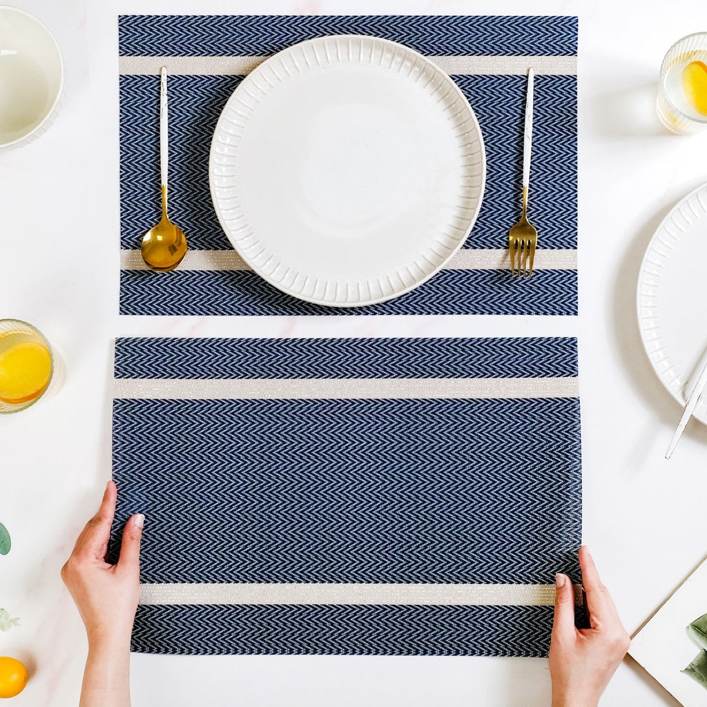 Chevron Table Mat Set Of 6 Nestasia