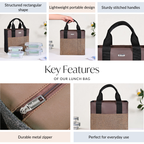 Chic Everyday Lunch Bag For Office Nestasia