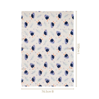 Chirpy Bluebird Knitted Cotton Throw For Toddlers 102x76cm Nestasia