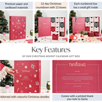 Christmas Advent Calendar Gift Box With 12 Gifts Nestasia