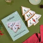 Nutcracker Tree Sectioned Platter Set Of 4 Nestasia