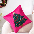 Christmas Tree Velvet Cushion Cover 40x40cm Nestasia