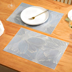 Chrome Blossom Table Mat Set Of 6 Nestasia