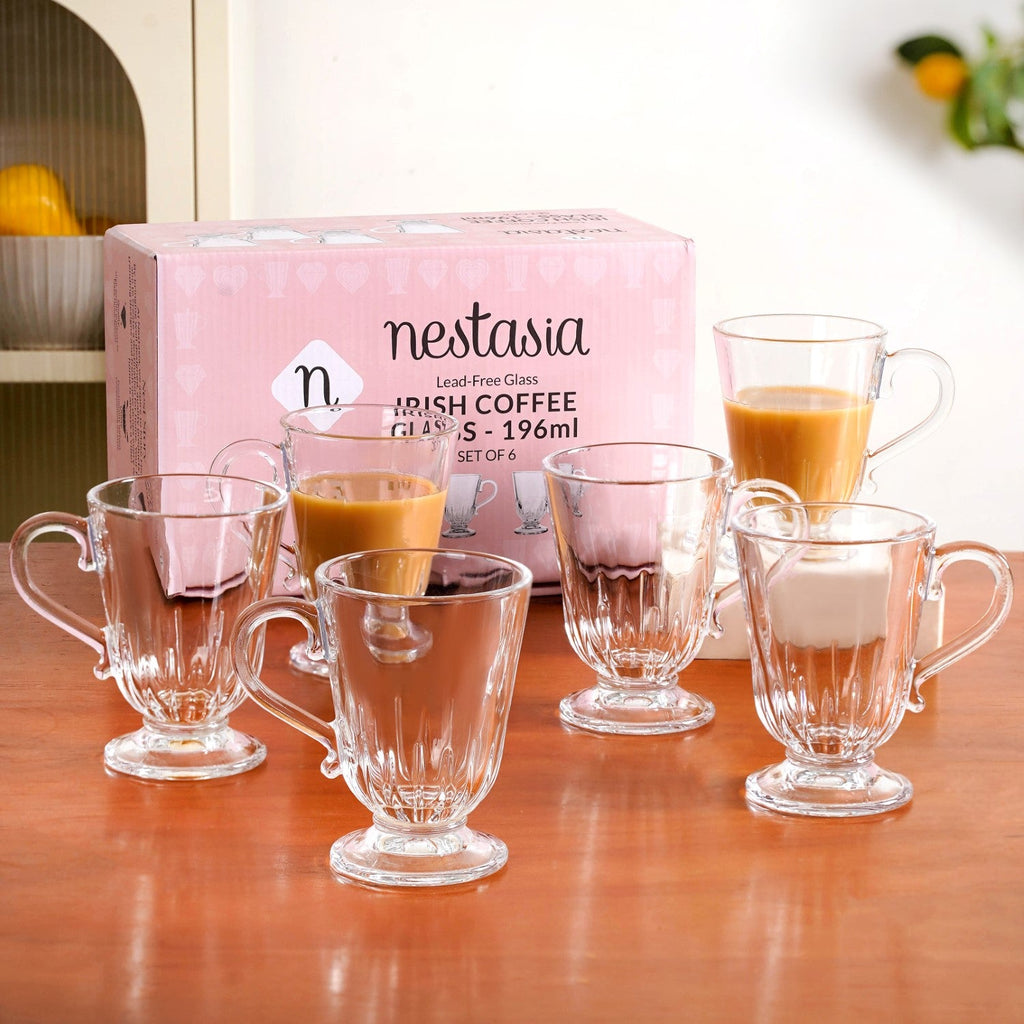 Classic Irish Coffee Glass Set Of 6 196ml Nestasia