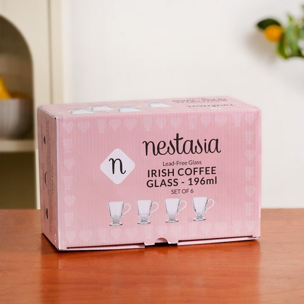 Classic Irish Coffee Glass Set Of 6 196ml Nestasia