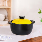 Limonelle Ceramic Cooking Casserole With Lid Flame Safe 2300ml Nestasia