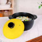 Limonelle Ceramic Cooking Casserole With Lid Flame Safe 2300ml Nestasia