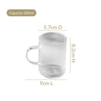 Borosilicate Tea Cup Set of 12 Nestasia
