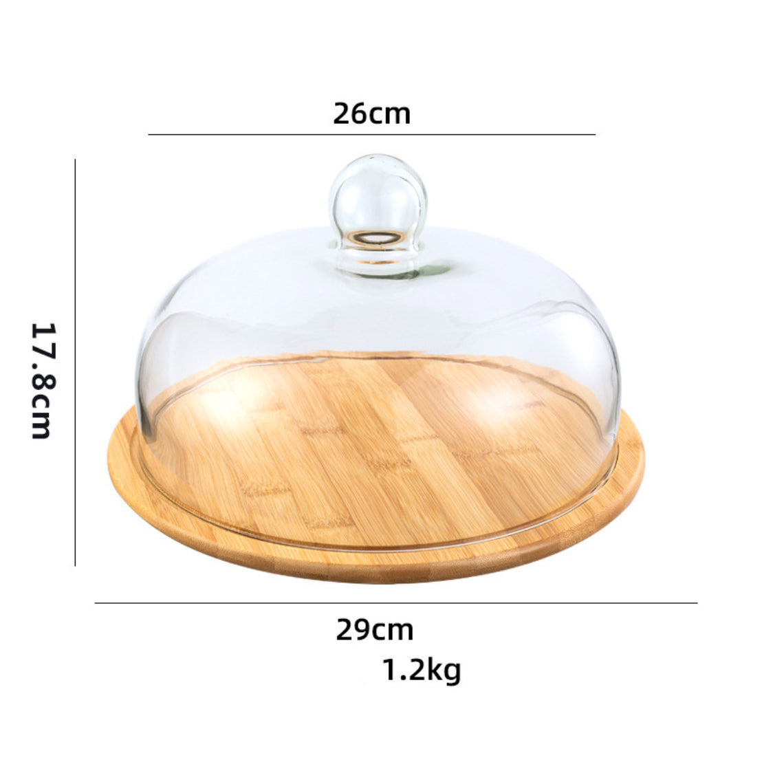 Cloche plate Nestasia