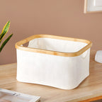 Multi Purpose Cloth Storage Box Off White Nestasia