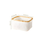 Multi Purpose Cloth Storage Box Off White Nestasia