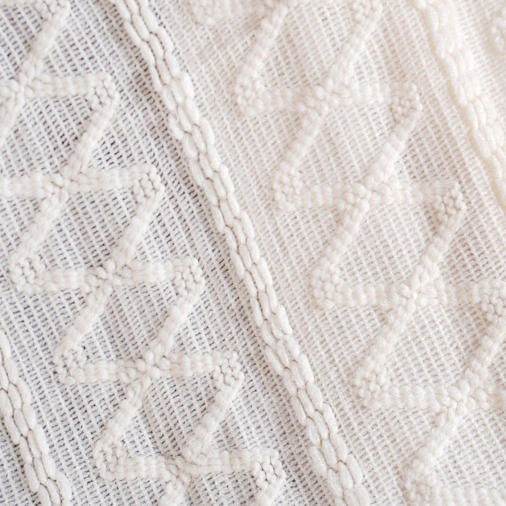 Cloud Dancer Couch Throw Blanket Nestasia