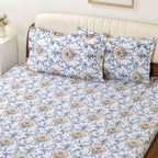 Coastal Chateau King Size Printed Cotton Bedding Set 275x275cm Nestasia