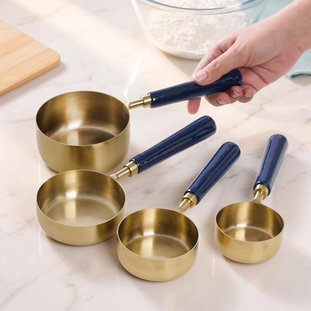 Cobalt Measuring Spoon Set Of 4 Nestasia