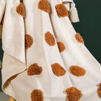 Tuft And Tassel Pure Cotton Throw Nestasia