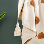 Tuft And Tassel Pure Cotton Throw Nestasia