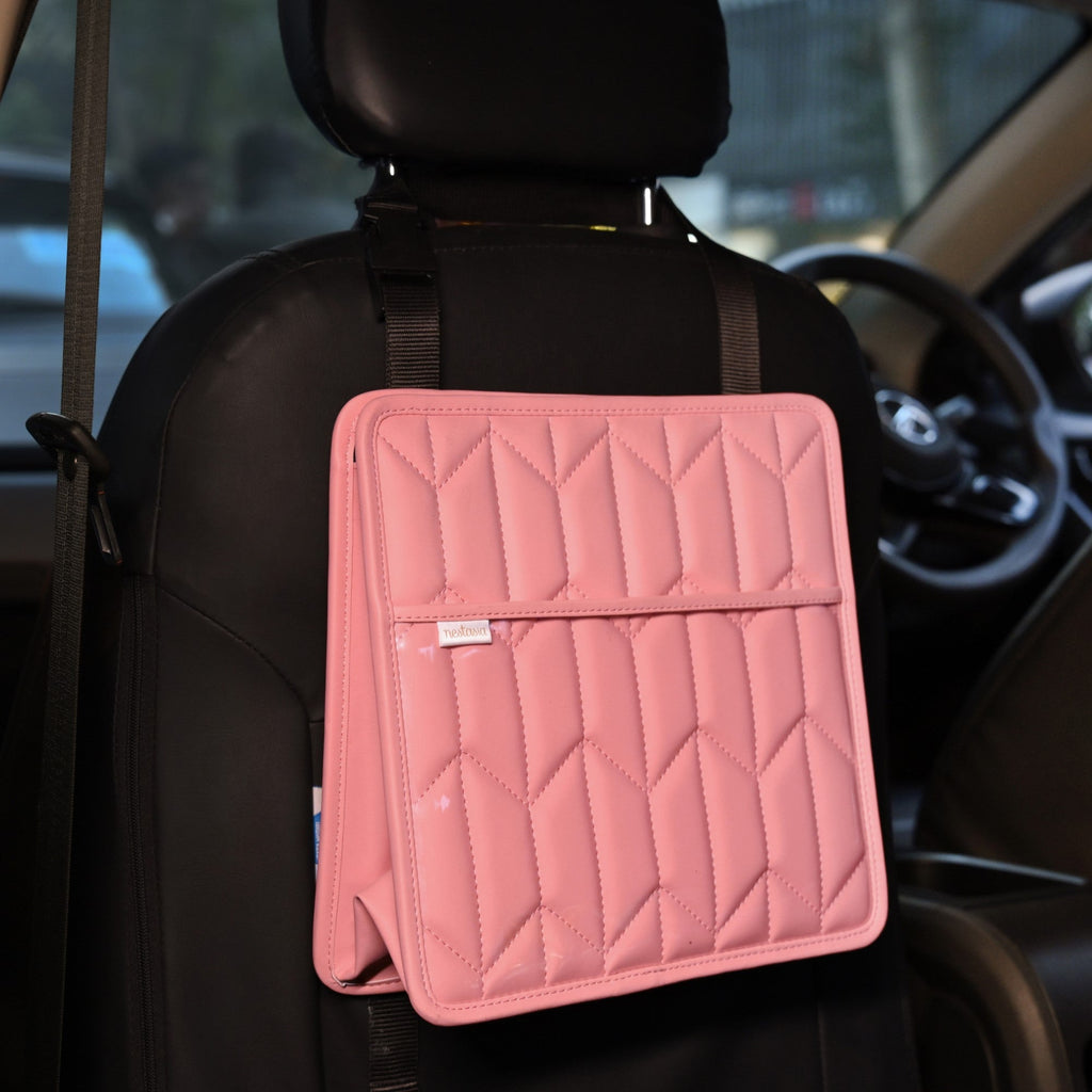 Collapsible Car Backseat Organiser With Front Pocket Nestasia