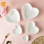 White Heart Dip Bowl Nestasia
