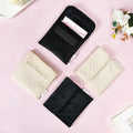 Compact Velvet Sanitary Napkin Pouch Set Of 4 Nestasia
