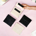 Compact Velvet Sanitary Napkin Pouch Set Of 4 Nestasia