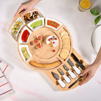 Complete Hosting Expandable Charcuterie Set Of 12 Nestasia