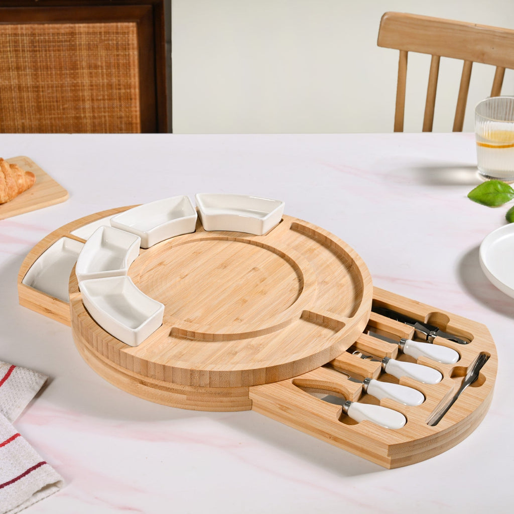 Complete Hosting Expandable Charcuterie Set Of 12 Nestasia
