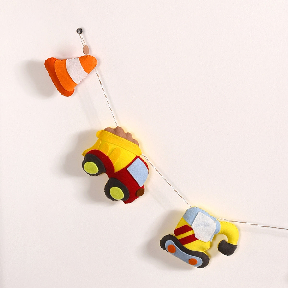 Construction Site Bunting For Kids Room Decor Nestasia