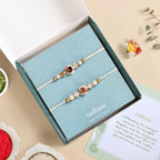 Minimalist Chic Rakhi Gift Set For Brother Nestasia