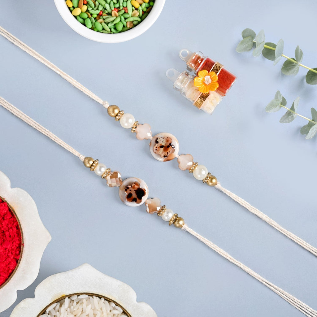 Minimalist Chic Rakhi Gift Set For Brother Nestasia