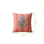 Coral Bloom Cotton Cushion Cover 46x46cm Nestasia