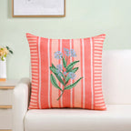Coral Bloom Cotton Cushion Cover 46x46cm Nestasia