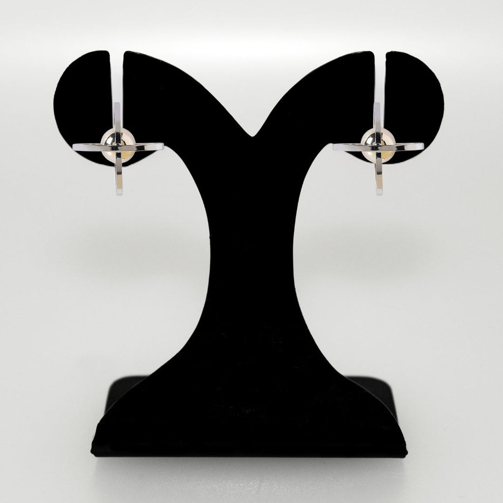 Cosmic Harmony Elliptical Drop Earrings Nestasia
