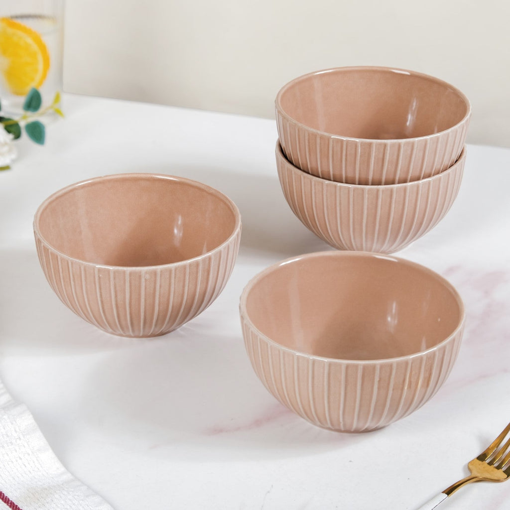 Costola Beige 16 Piece Ceramic Dinner Set For 6 Nestasia