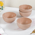 Costola Beige 16 Piece Ceramic Dinner Set For 6 Nestasia
