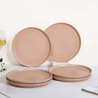 Costola Beige 16 Piece Ceramic Dinner Set For 6 Nestasia