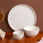 Costola Pure White 16 Piece Dinner Set For 6 Nestasia