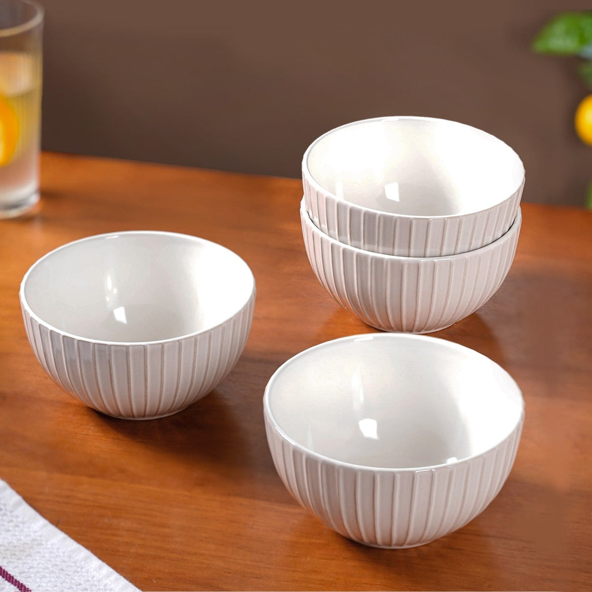 Costola Pure White 16 Piece Dinner Set For 6 Nestasia
