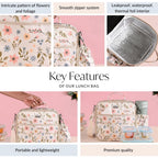 Botanic Insulated Lunch Bag Nestasia