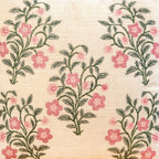 Cottagerose Cross Stitch Cotton Cushion Cover 40x40cm Nestasia