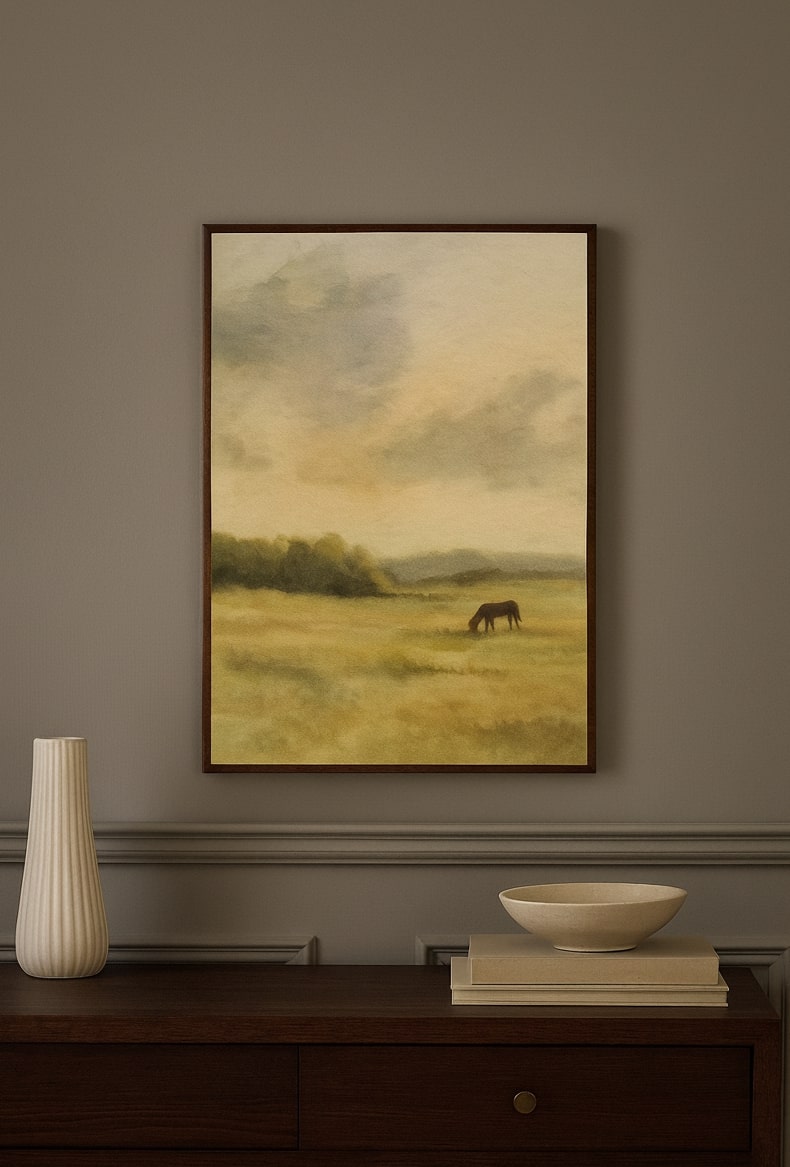 Countryside Calm | Printed Canvas Wall Art Contrast Living