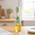 Two In One Oil Brush And Spray Bottle 180ml Green Nestasia