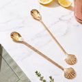 Shell Stirring Spoon Set Of 2 Nestasia