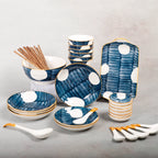 Hand painted Dinner Set Nitori Nestasia